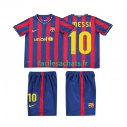 Maillot FC Barcelone Lionel Messi 10 Retro 2009 2010 Domicile Enfant MC