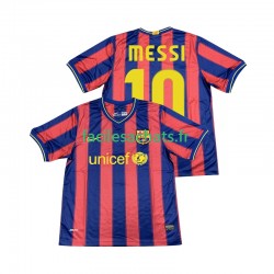 Maillot FC Barcelone Lionel Messi 10 Retro 2009 2010 Domicile Homme MC
