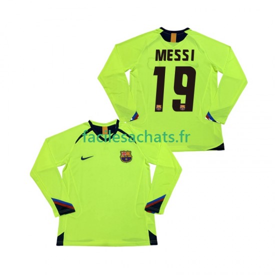 Maillot FC Barcelone Lionel Messi 19 Retro 2005 2006 Extérieur Homme ML