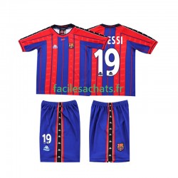 Maillot FC Barcelone Lionel Messi 19 Retro 1997 1998 Domicile Enfant MC