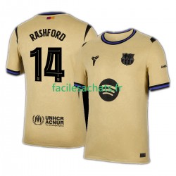 Maillot FC Barcelone Marcus Rashford 14 UCL 2025-2026 Extérieur Homme MC