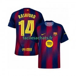 Maillot FC Barcelone Marcus Rashford 14 Champions League 2025-2026 Domicile Homme MC