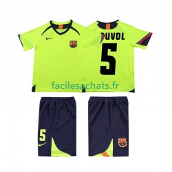 Maillot FC Barcelone PUVDL 5 Retro 2005 2006 Extérieur Enfant MC