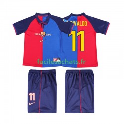 Maillot FC Barcelone RIVALDO 11 Retro 1999 2000 Domicile Enfant MC