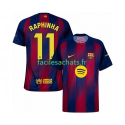 Maillot FC Barcelone Raphinha 11 2025-2026 Domicile Homme MC
