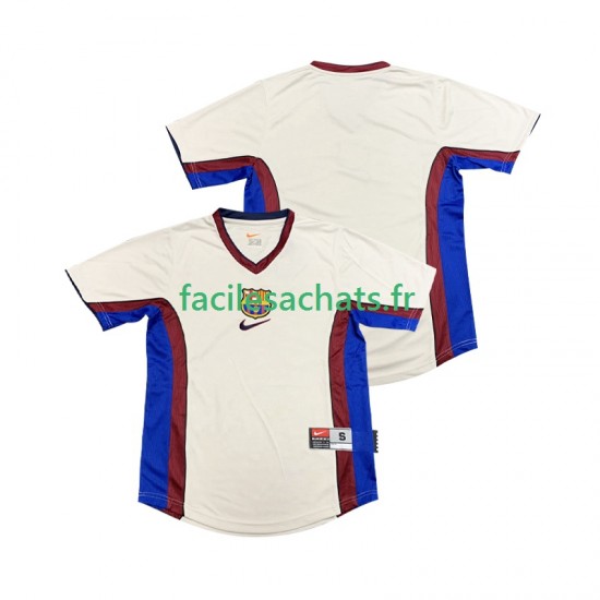 Maillot FC Barcelone Retro 1998 1999 Extérieur Homme MC