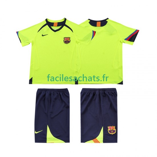 Maillot FC Barcelone Retro 2005 2006 Extérieur Enfant MC