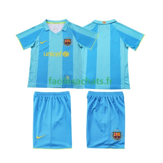 Maillot FC Barcelone Retro 2007 2008 Extérieur Enfant MC
