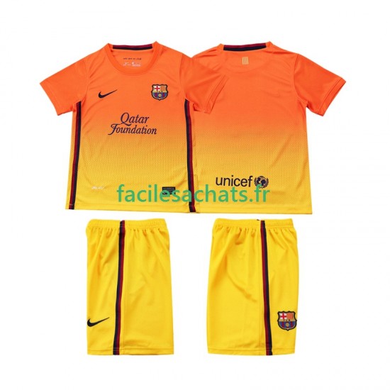 Maillot FC Barcelone Retro 2012 2013 Extérieur Enfant MC