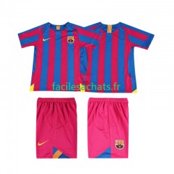 Maillot FC Barcelone Retro 2005 2006 Domicile Enfant MC