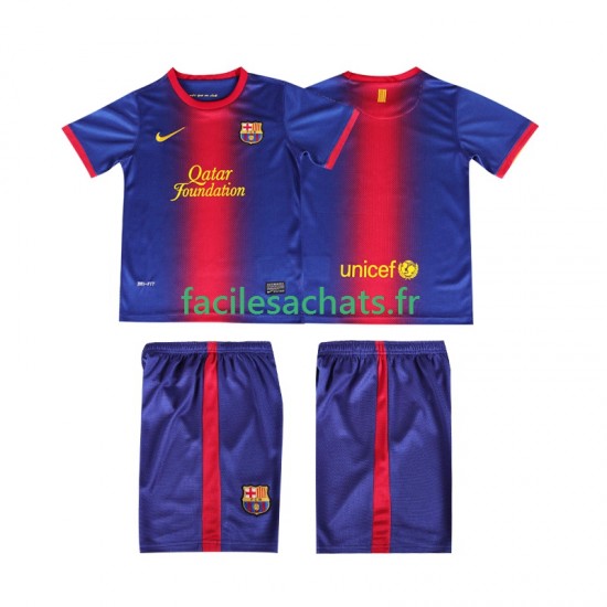Maillot FC Barcelone Retro 2012 2013 Domicile Enfant MC