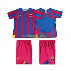 Maillot FC Barcelone Retro Champions League 2005 2006 Domicile Enfant MC