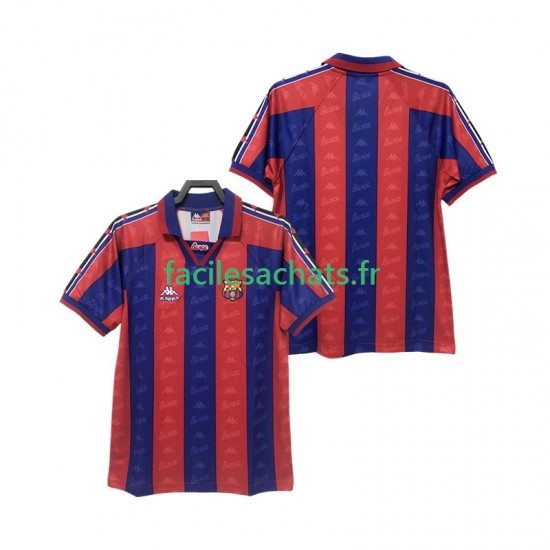 Maillot FC Barcelone Retro 1996 1997 Domicile Homme MC