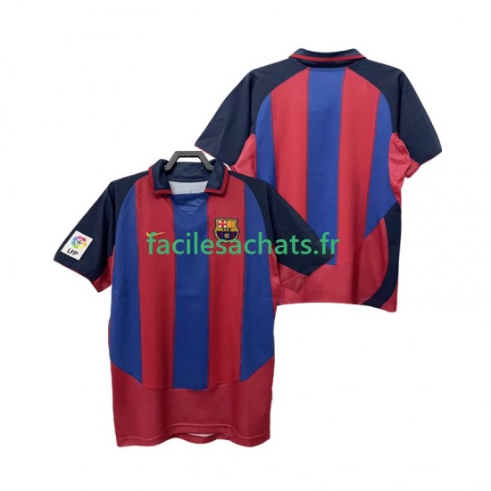 Maillot FC Barcelone Retro 2003 2004 Domicile Homme MC