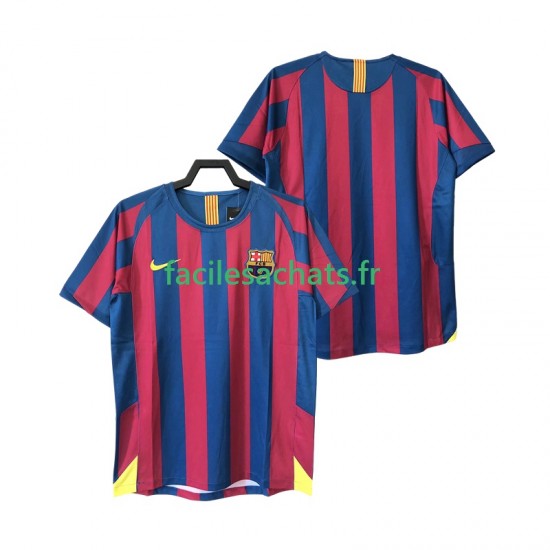 Maillot FC Barcelone Retro 2005 2006 Domicile Homme MC
