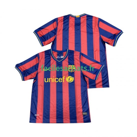 Maillot FC Barcelone Retro 2009 2010 Domicile Homme MC