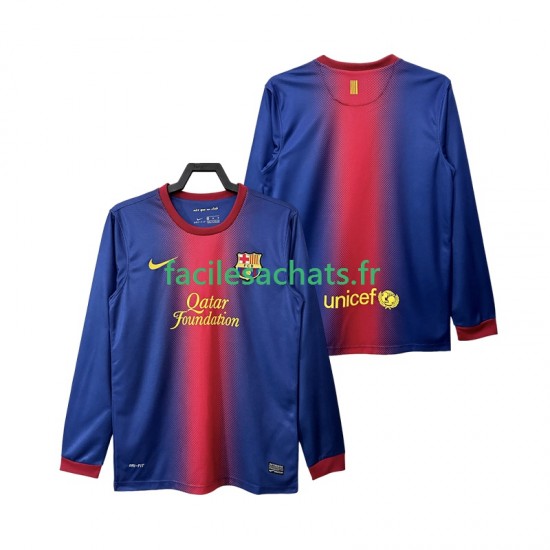 Maillot FC Barcelone Retro 2012 2013 Domicile Homme ML