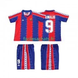 Maillot FC Barcelone Ronaldo 9 Retro 1992 1995 Domicile Enfant MC