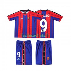 Maillot FC Barcelone Ronaldo 9 Retro 1997 1998 Domicile Enfant MC