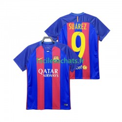 Maillot FC Barcelone SUAREZ 9 Retro 2016 2017 Domicile Homme MC