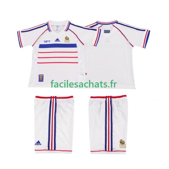 Maillot France Retro 1998 Extérieur Enfant MC