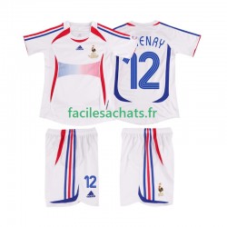 Maillot France Henry 12 Retro 2006 Extérieur Enfant MC
