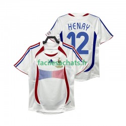 Maillot France Henry 12 Retro 2006 Extérieur Homme MC