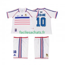 Maillot France ZIDANE 10 Retro 1998 Extérieur Enfant MC