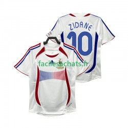Maillot France ZIDANE 10 Retro 2006 Extérieur Homme MC