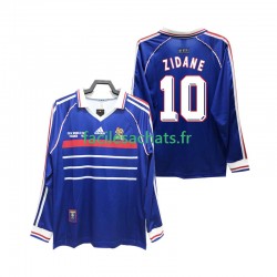 Maillot France ZIDANE 10 Retro 1998 Domicile Homme ML