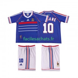 Maillot France ZINANE 10 Retro 1998 Domicile Enfant MC