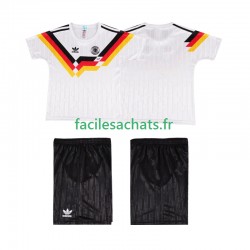 Maillot Allemagne Retro 1990 Domicile Enfant MC