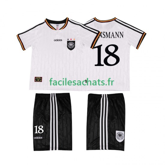 Maillot Allemagne KLINSMANN 18 Retro 1996 Domicile Enfant MC