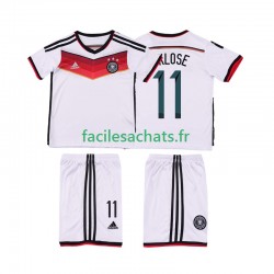 Maillot Allemagne KLOSE 11 Retro 2014 Domicile Enfant MC