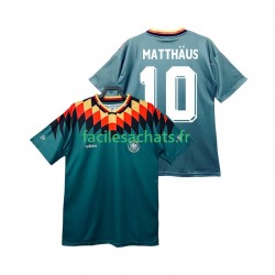 Maillot Allemagne MATTHAUS 10 Retro 1994 Extérieur Homme MC