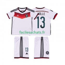 Maillot Allemagne MULLER 13 Retro 2014 Domicile Enfant MC