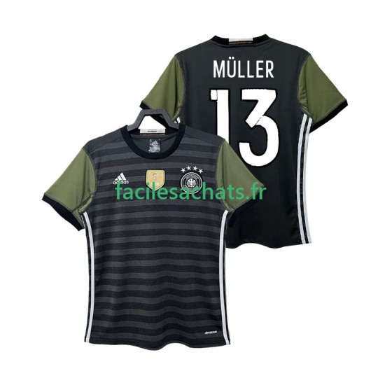 Maillot Allemagne MULLER 13 Retro 2016 Extérieur Homme MC