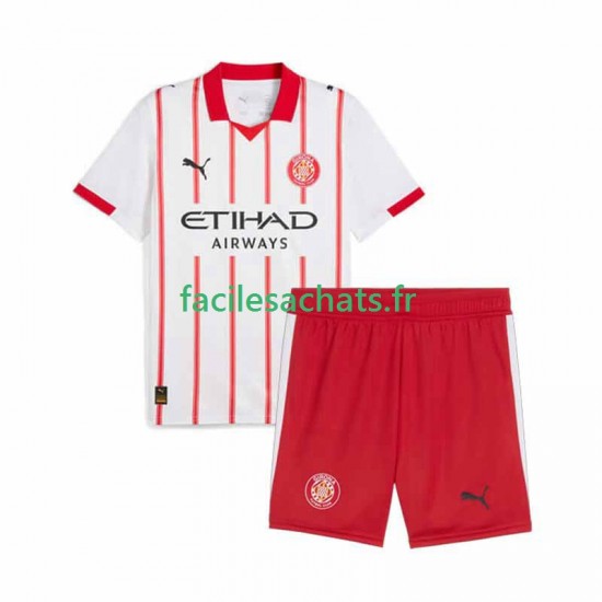 Maillot Girona 2025-2026 Domicile Enfant MC