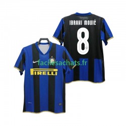 Maillot Inter Milan Ibrahimovic 8 Retro Champions League 2008 2009 Domicile Homme MC