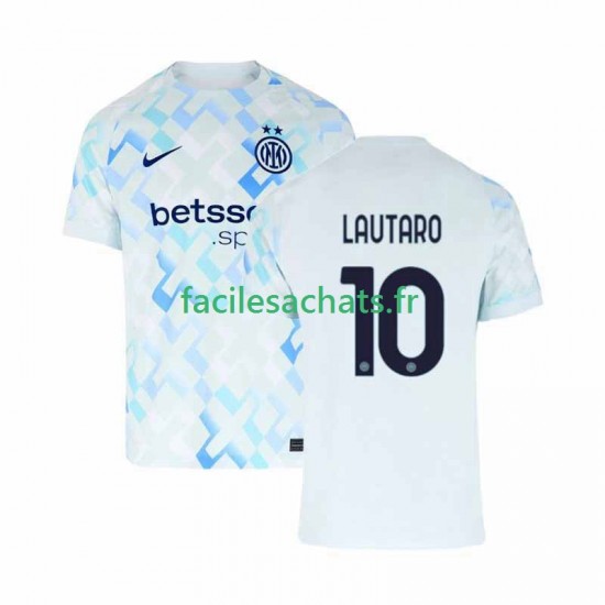 Maillot Inter Milan Lautaro Martinez 10 2025-2026 Extérieur Homme MC