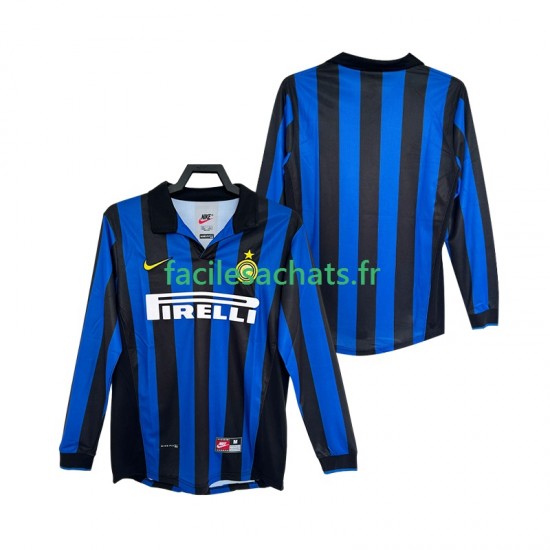 Maillot Inter Milan Retro 1998 1999 Domicile Homme ML