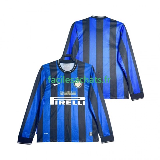 Maillot Inter Milan Retro 2009 2010 Domicile Homme ML