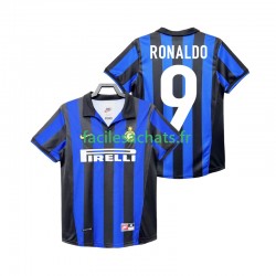Maillot Inter Milan Roanldo 9 Retro 1998 1999 Domicile Homme MC