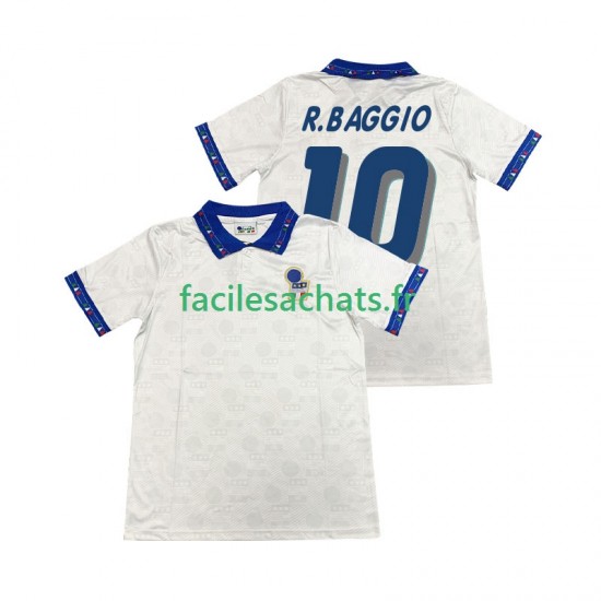 Maillot Italie Roberto Baggio 10 Retro 1994 Extérieur Homme MC