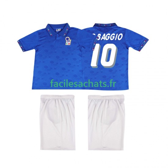 Maillot Italie Roberto Baggio 10 Retro 1994 Domicile Enfant MC