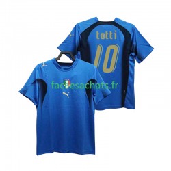 Maillot Italie Totti 20 Retro 2006 Domicile Homme MC