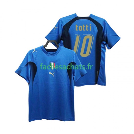 Maillot Italie Totti 20 Retro 2006 Domicile Homme MC