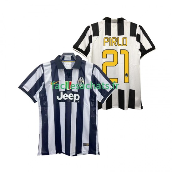 Maillot Juventus Andrea Pirlo 21 Retro 2014 2015 Domicile Homme MC