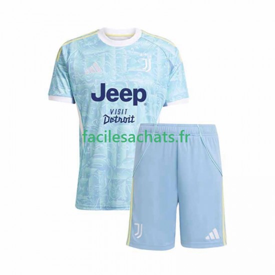 Maillot Juventus 2025-2026 Extérieur Enfant MC