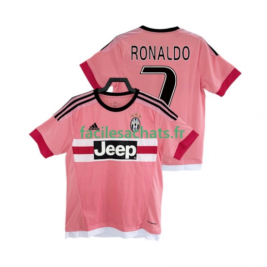 Maillot Juventus Cristiano Ronaldo 7 Retro 2016 2017 Extérieur Homme MC